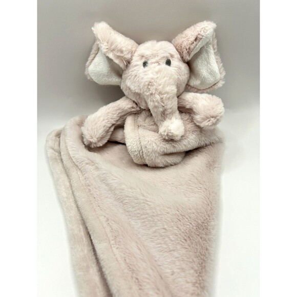 Pink Elephant Baby Lovey Plush Soft Security Blanket Comforter S.L Home Fashions - Picture 3 of 10